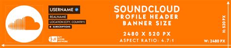 soundcloud banner dimensions